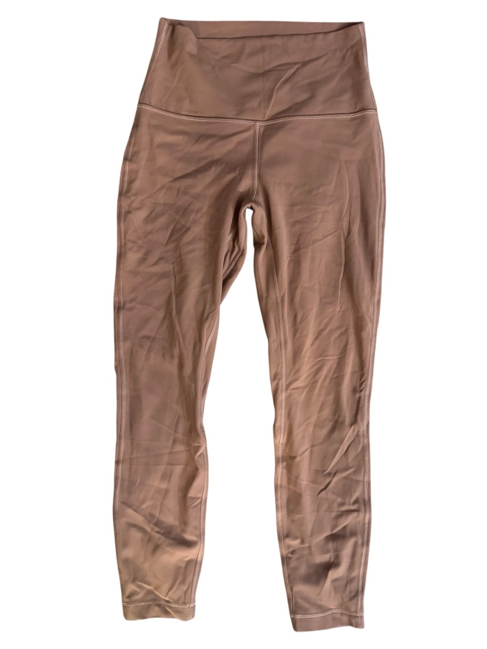 Lululemon Align High Rise Pant 25" Leggings Tan Brown Size 6